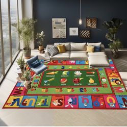 4.9*7Ft 150*200Cm Fluffy Rug for Apartment Dorm Room Essentials for Girls - Soft and Plush Rug for College Life