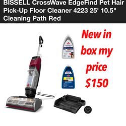 New in box BISSELL Pet CrossWave® EdgeFind™ Wet Dry Vacuum, $150 firm cash only pick up in east Palmdale