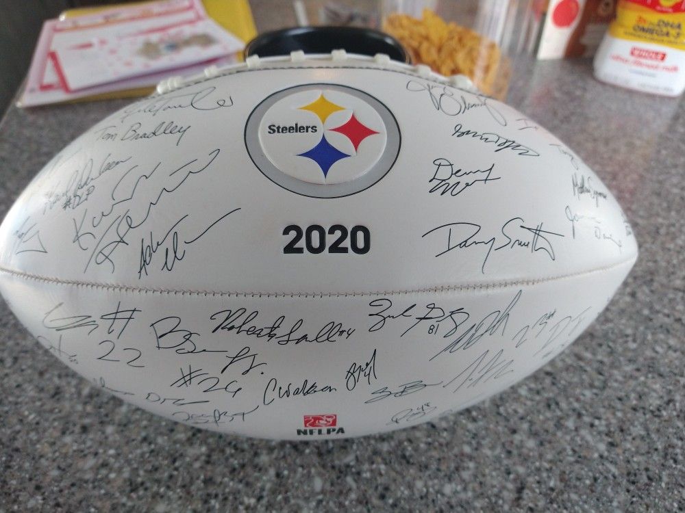 Pittsburgh Steelers 2020 Team Autograph Football