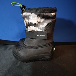 Kids Columbia Rubber Rain/Winter Boots (Size 8)