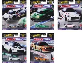 Hot Wheels Premium Race Day Complete 5-Car Set w/ Rexy – $110 – AVAILABLE!!
