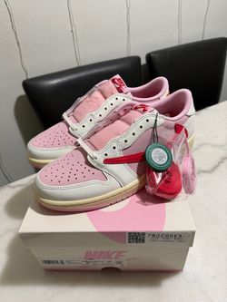 Jordan 1 Retro Low Travis Scott Tropical Pink Size 7.5