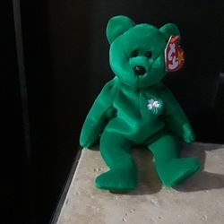 Retired Erin Beanie Baby  W/errors 