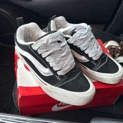 Old School Black And White Vans Women