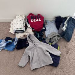 Baby Boy Clothing Bundle Mixed Lot 3-6 Months