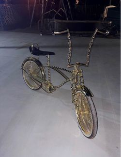 Gold Plated Lowrider bike