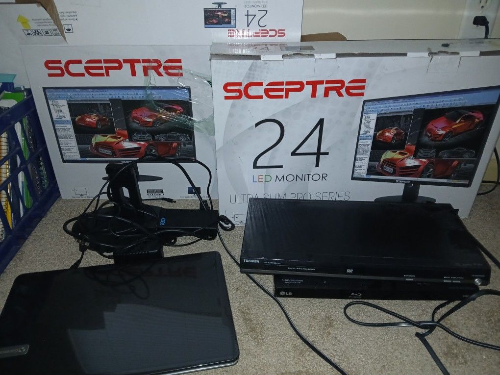 Old Electronics Lot (Monitors, Laptop & more)