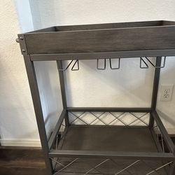 Bar cart barely used .