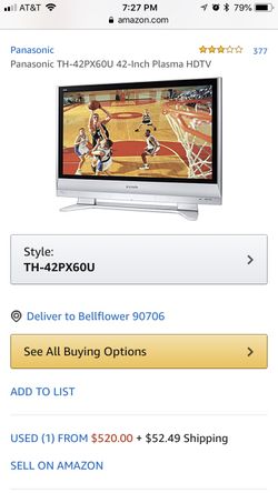 42” Panasonic Plasma HDTV