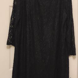 Black Lace Dress. Size 32