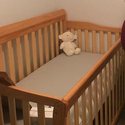 Crib, Mattress, Changing Table 