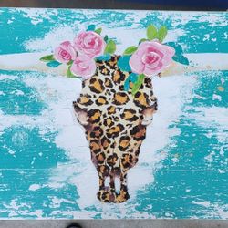 Boho Skull Wall Art
