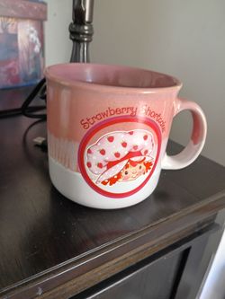 Strawberry shortcake coffe cup