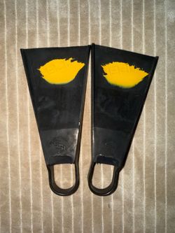 VIPER - Yellow Dot Body Surfing Fins/Blades SIZE XL (11-13)