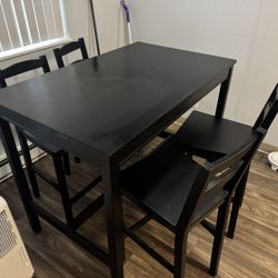 IKEA Dining Table With 4 Chairs