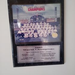 Chicago White Sox 2005 Championship Plaque 