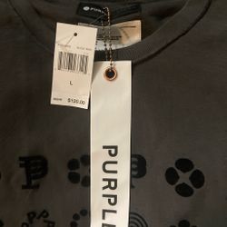 Grey And black (Purple Brand Shirt)