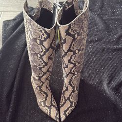 Snakeskin Boots