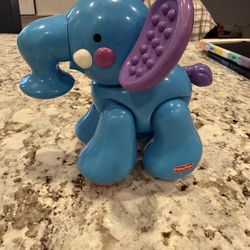 Fisher-Price Amazing Animals Blue Elephant Click & Clack Toy