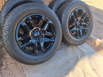 2026 NEW OEM ORIGINAL TAKEOFFS CHEVY SILVERADO TRAIL BOSS 20 INCH TIRES BRIDGESTONE ALL-TERRAIN NEW 100 % DOT 0126 $ 1799