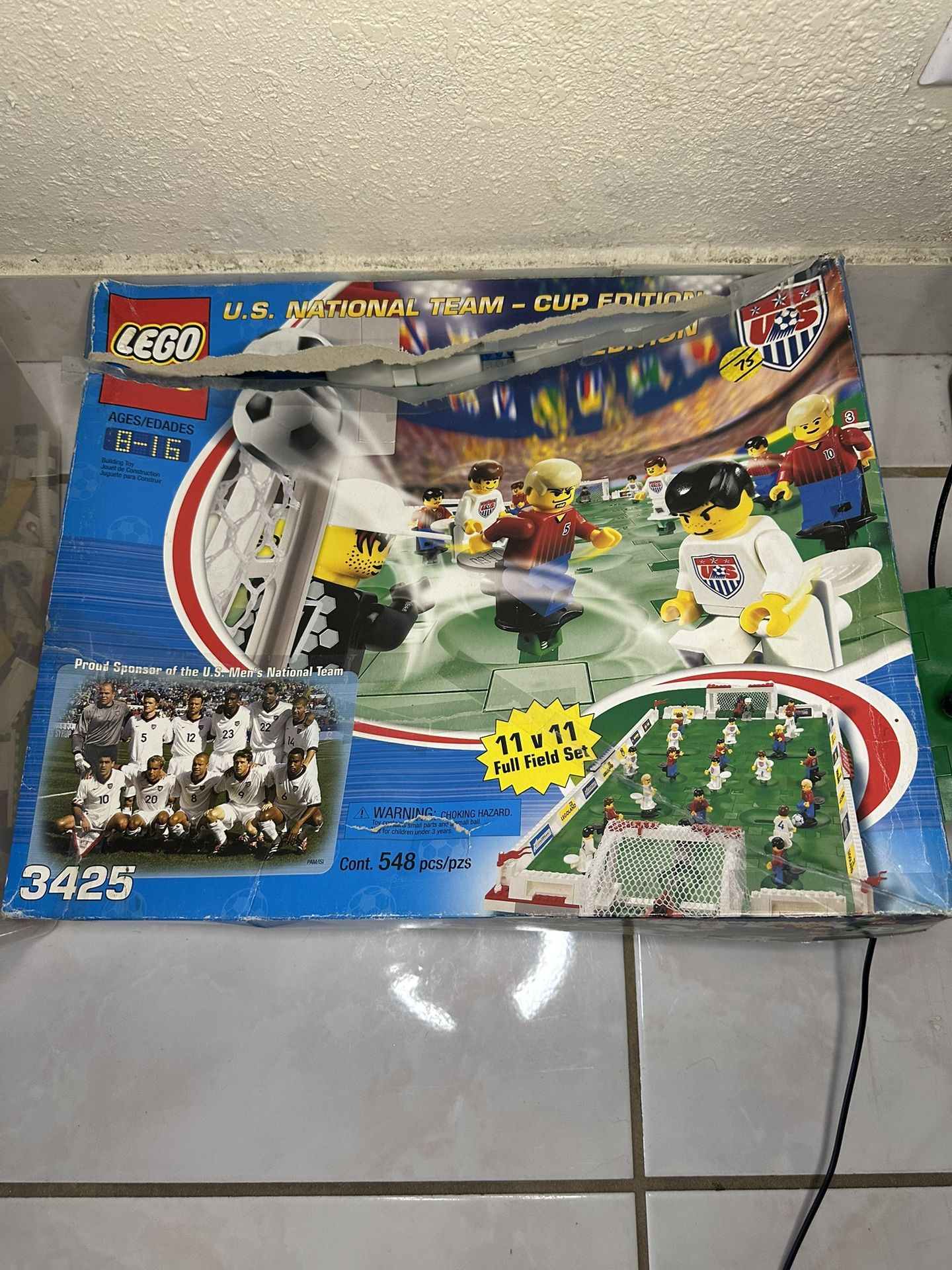Lego 3420 Championship Challenge ll 2004 Rare Soccer Ball World Cup Futbol Read