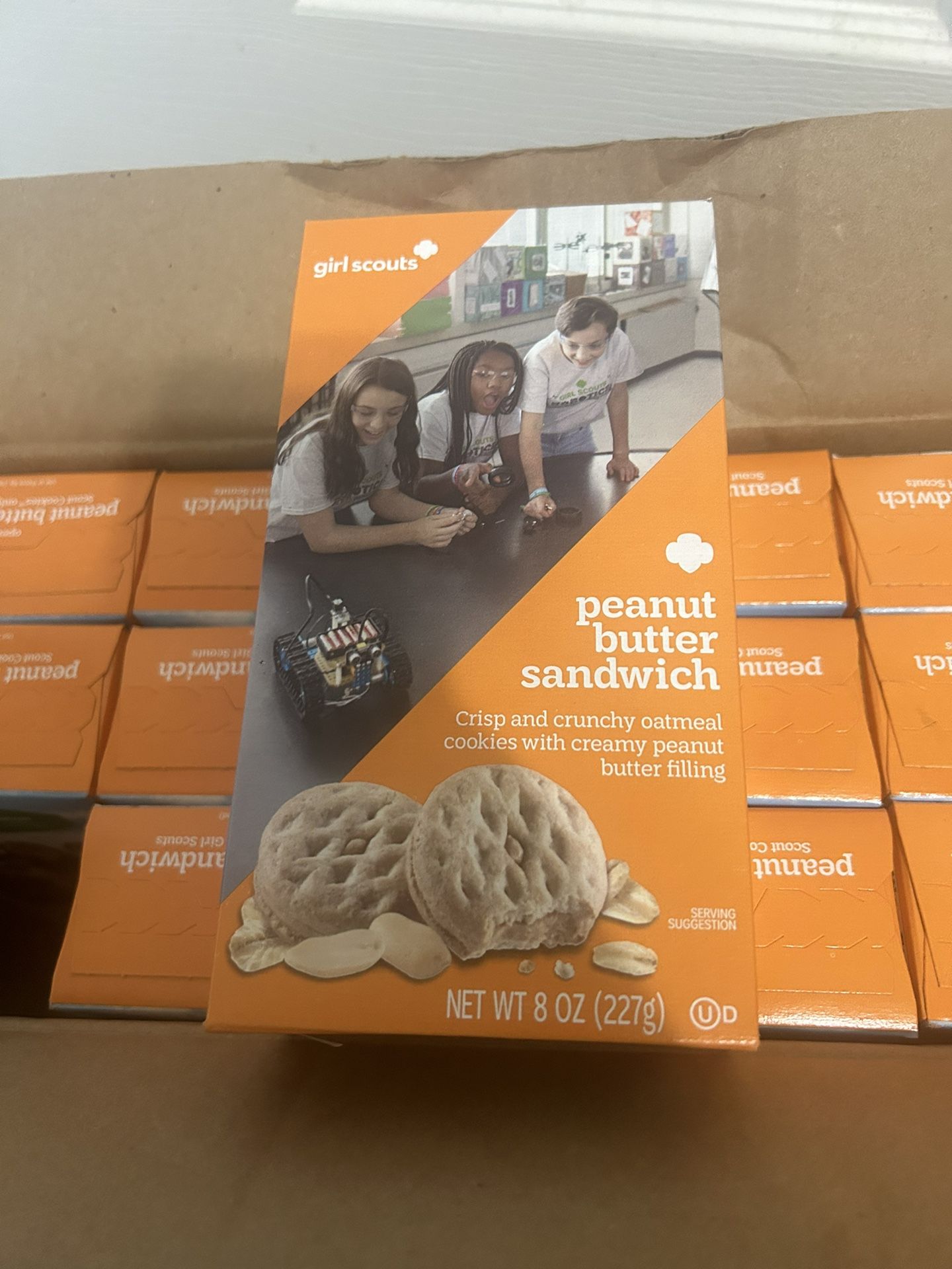 Girl Scout Peanut Butter Sandwich cookies
