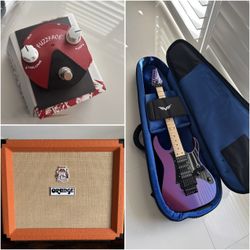 Ibanez RG550 (Japan) Electric Guitar | Orange Rocker 15 (Tube amp) | Fuzz Face Mini BOG Guitar Pedal