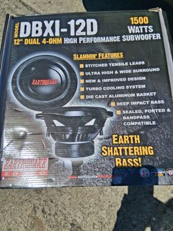 12" sub woofer