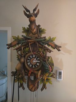 Beautiful Coco Clock 50 plus years old
