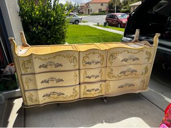 Dresser with frame