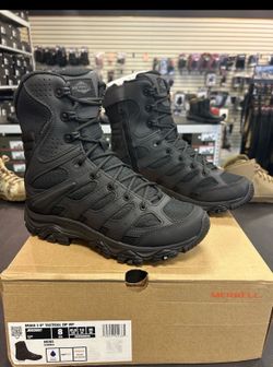 Merrell tactical boots size 8.