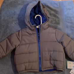 Baby Boy Carters Size 12 Months Puffer Jacket 