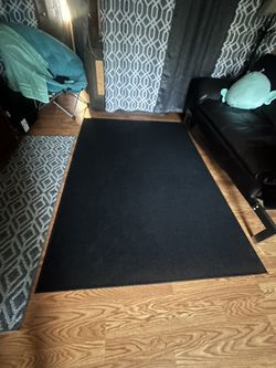 Black Rug 84” X60”