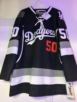 Dodgers x LA Kings Black Betts Hockey Jersey