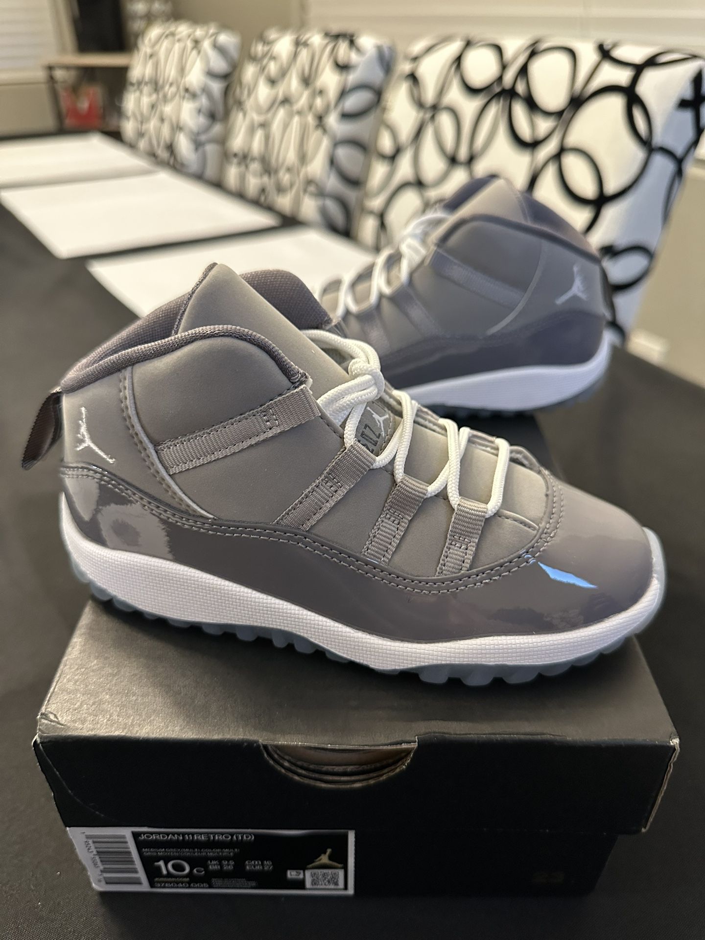 Jordan Retro 11 Cool Grey Gray Nike TD 10C