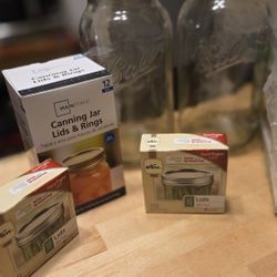 Vintage Ball/Mason Jars And Lids