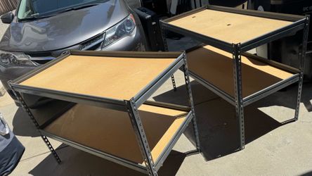 Shelves. Two sets.