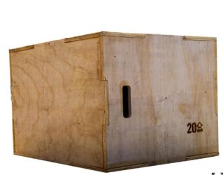 Wooden Plyo Box 3 in 1-IN BOX, SHIPPING AVAILABLE, GYM EQUIPMENT