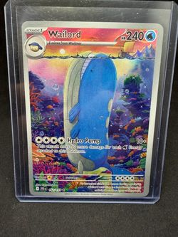 Wailord 162/159 Pokémon Card Illustration Rare