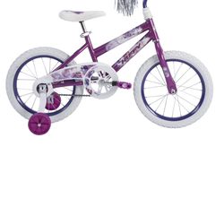 Huffy 16 in. Sea Star Kids Bike for Girls Ages 4 and up, Child, Metallic Purple