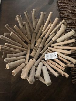 NEW Faux Driftwood Decorative 14” Bowl 