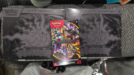 NEW Pokemon Pitch Black Booster Bundle - 6 SEALED Packs TCG