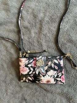 Floral Clutch with strap.