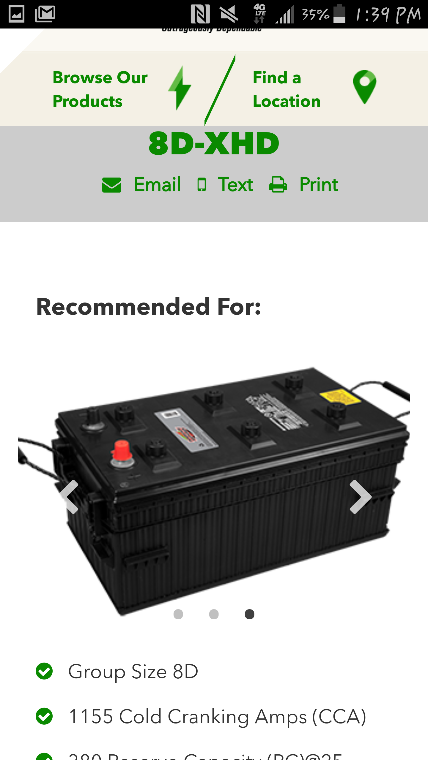 2 Interstate batteries 8d-xhd