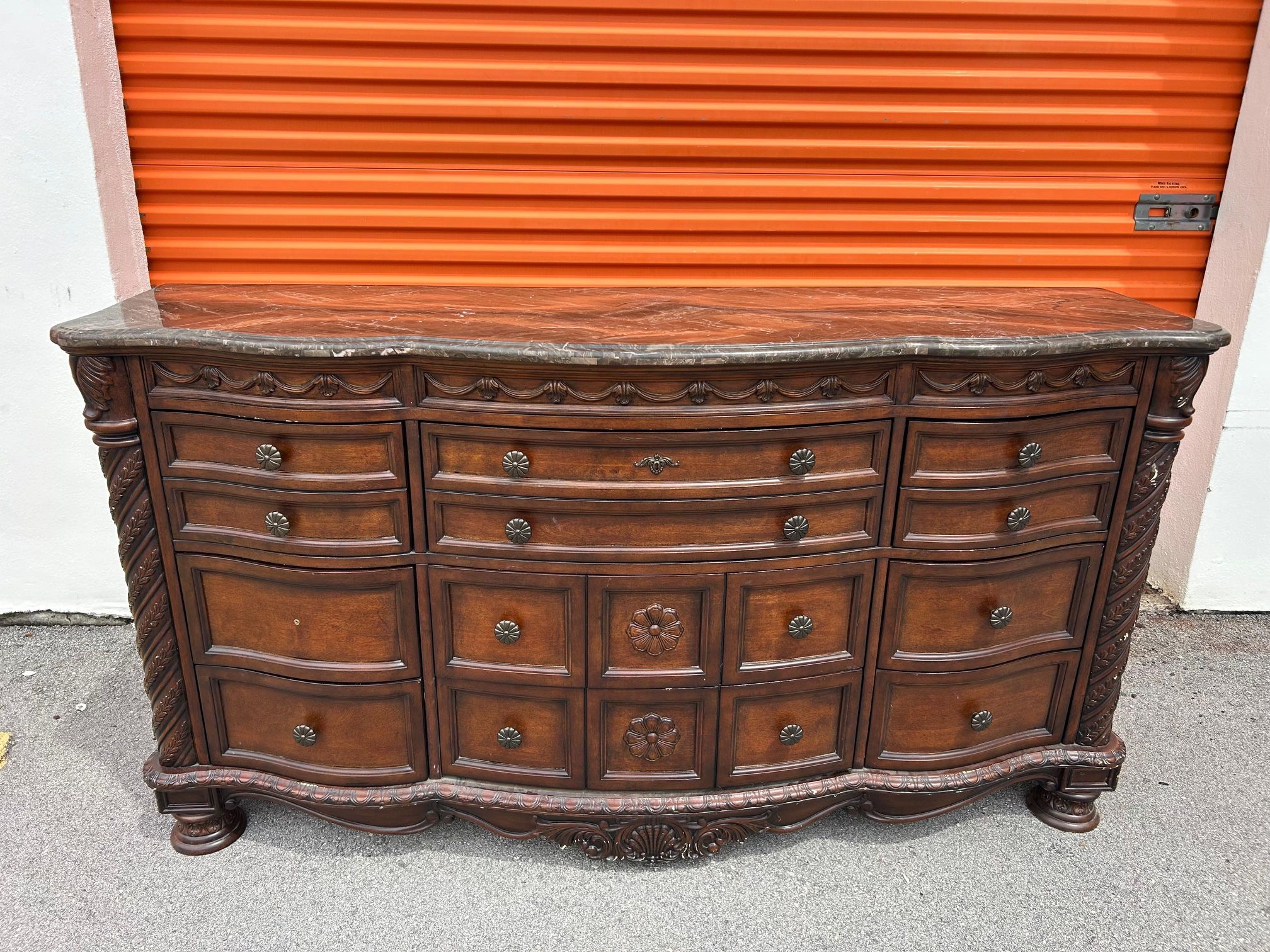 DRESSER/ CONSOLE TABLE/ CREDENZA/ SOLID WOOD/ DELIVERY NEGOTIABLE π