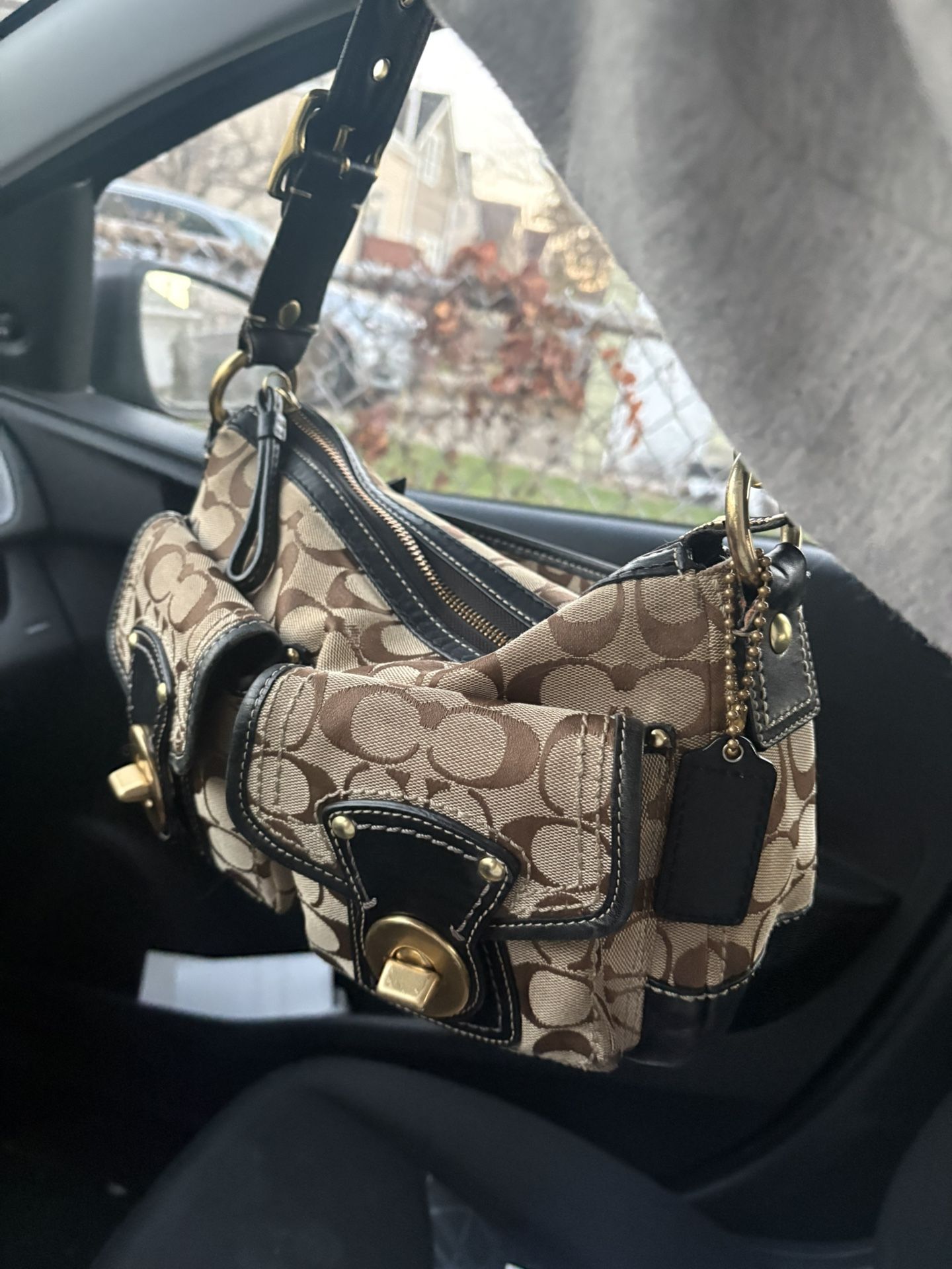 Coach legacy Double Turn lock Bag