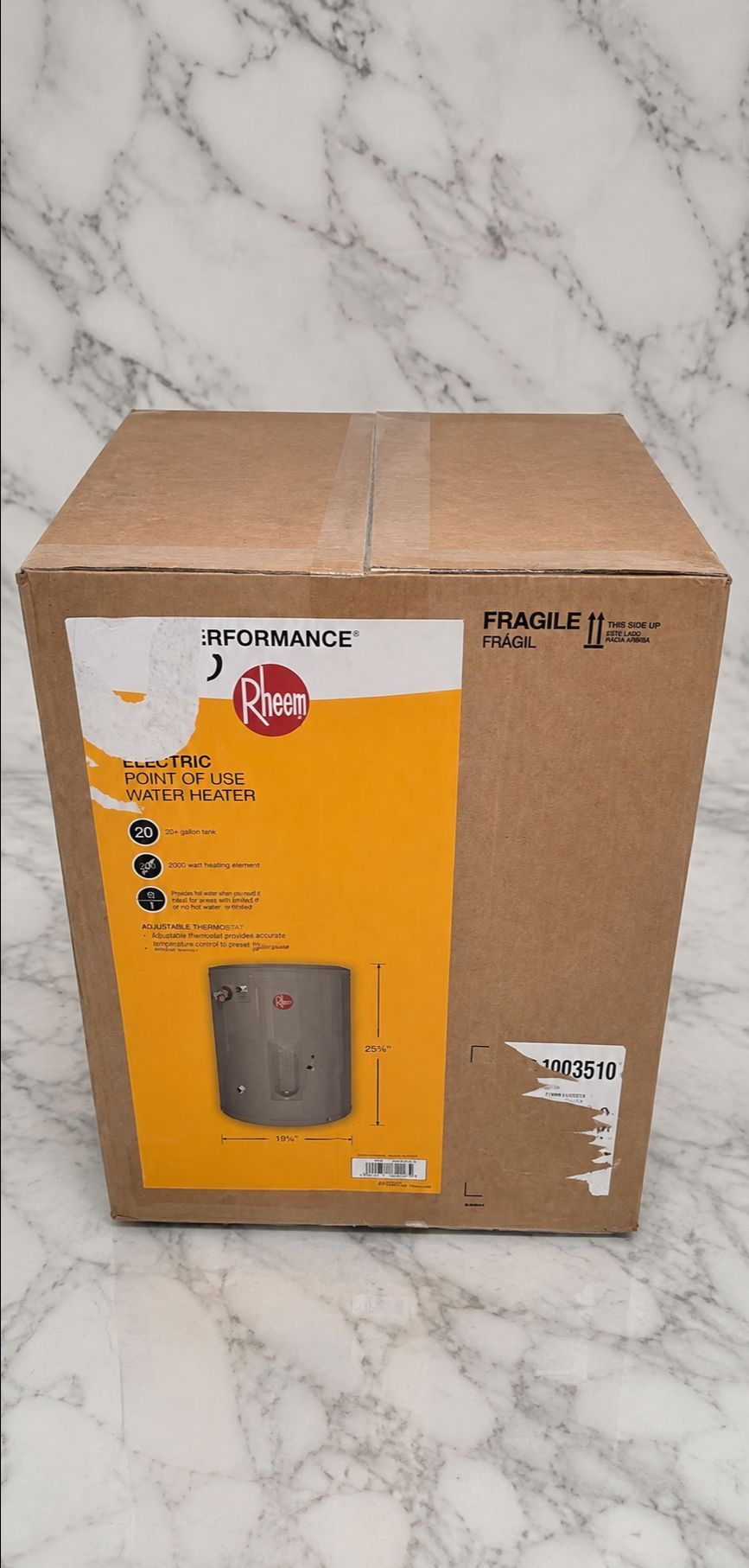 Electric 20G water heater