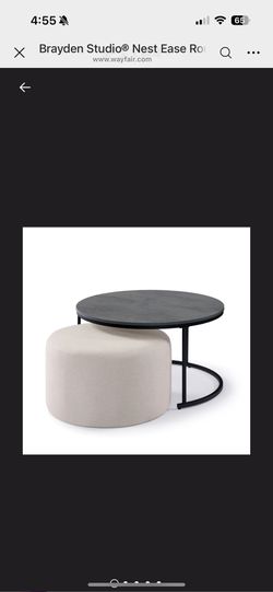 Nest Ease Round Coffee Table Set