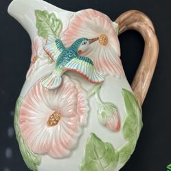 Vintage Fitz and Floyd Pitcher And Frame