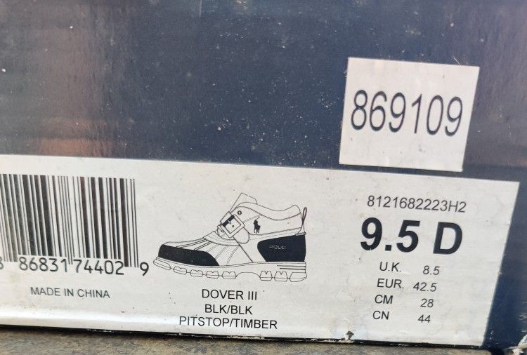 Polo Mens Leather Low Cut Boots